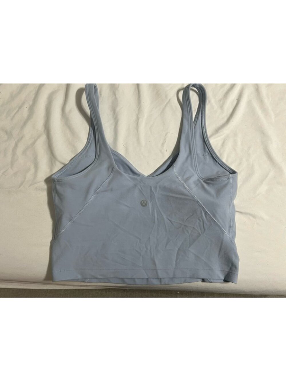 Lululemon Light Blue Align Tank Cropped Size 8 - Picture 4 of 10